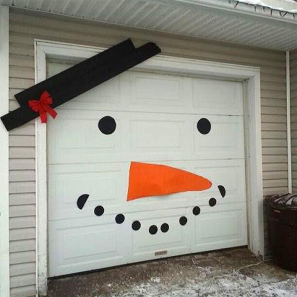 Decoración navideña de muñeco de nieve DIY