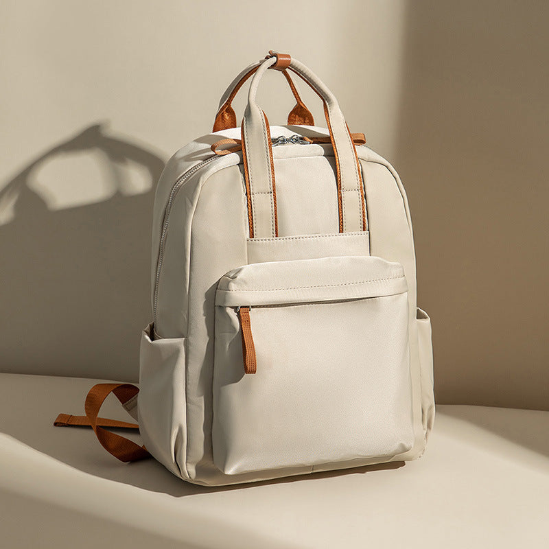 Mochila para ordenador Commuter de 14 pulgadas, mochila sencilla de tela Oxford que combina con todo, bolsa de viaje de gran capacidad