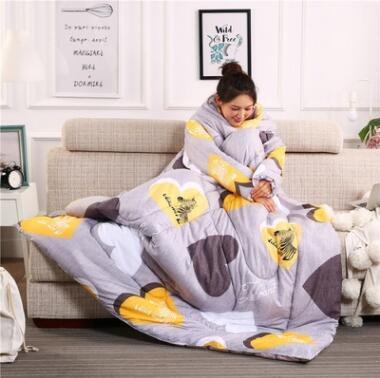 Couette d'hiver paresseuse avec manches