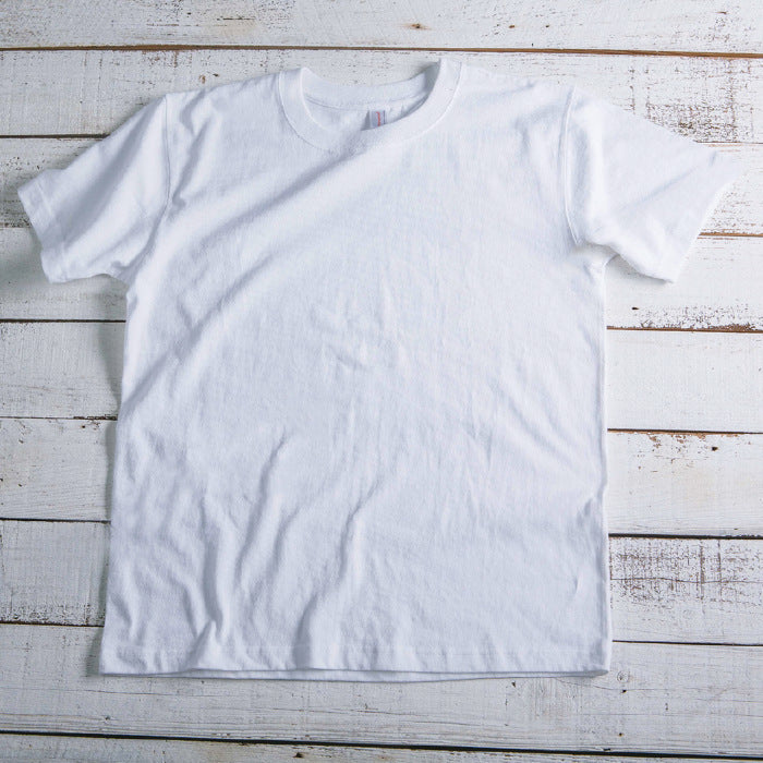 Unisex Thickened Heavy Pullover Japanese Short Sleeve Loose