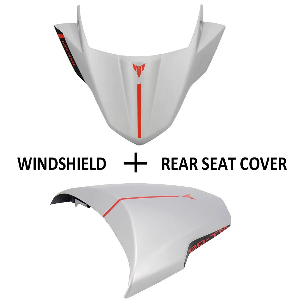 Piezas modificadas para motocicleta, cubierta del alerón del faro delantero