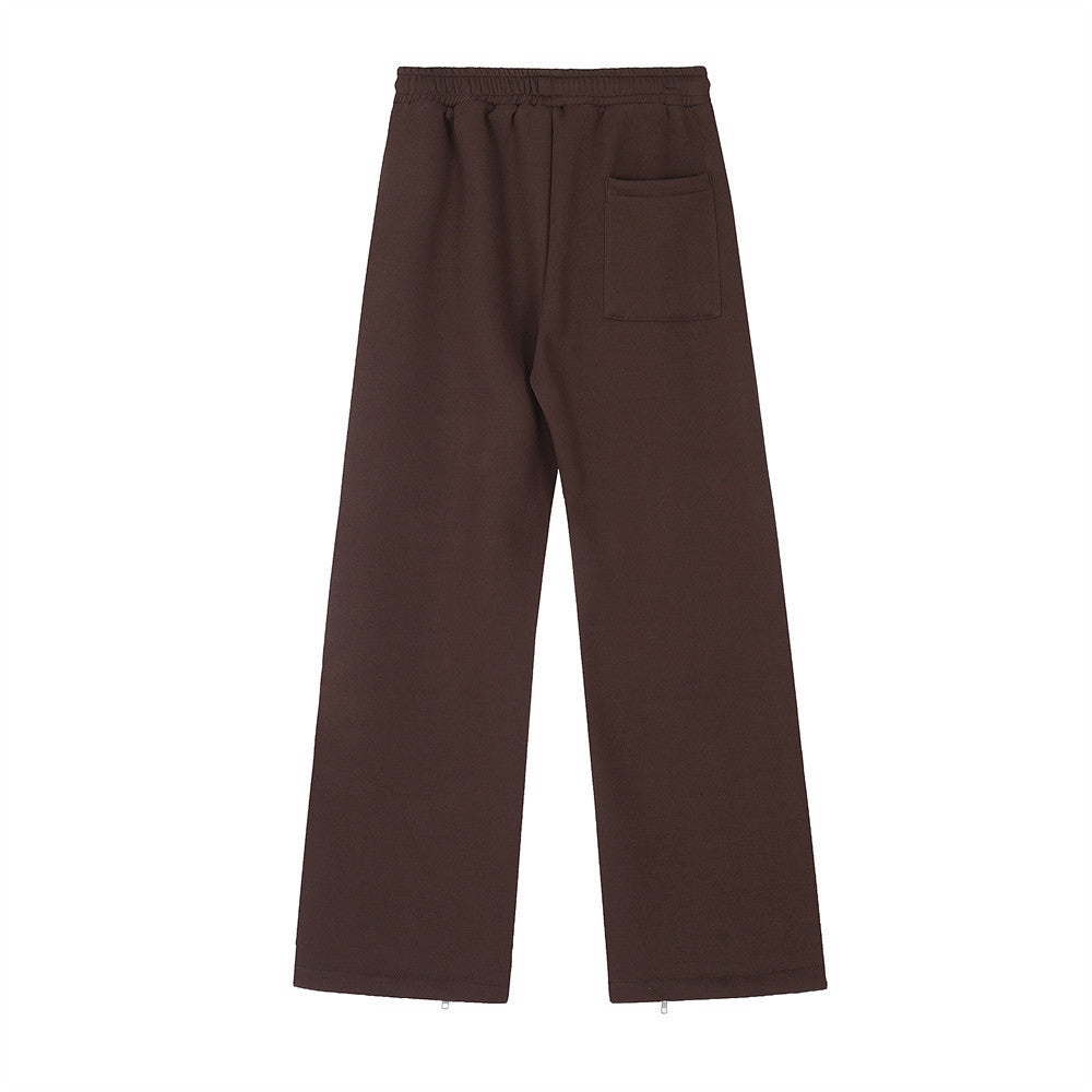 Loose Casual Fleece-lined Trousers Men