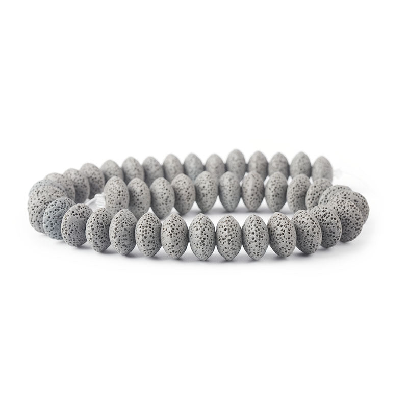 Perles rondes en roche volcanique, accessoires d'ornement DIY