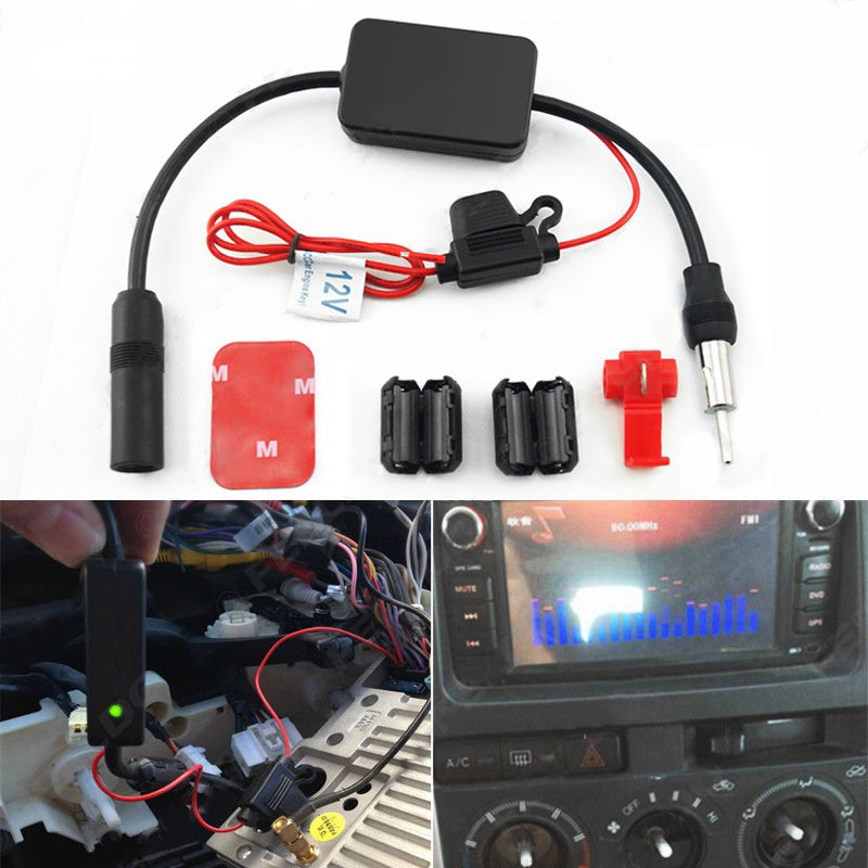 Antenne radio patch montée sur voiture