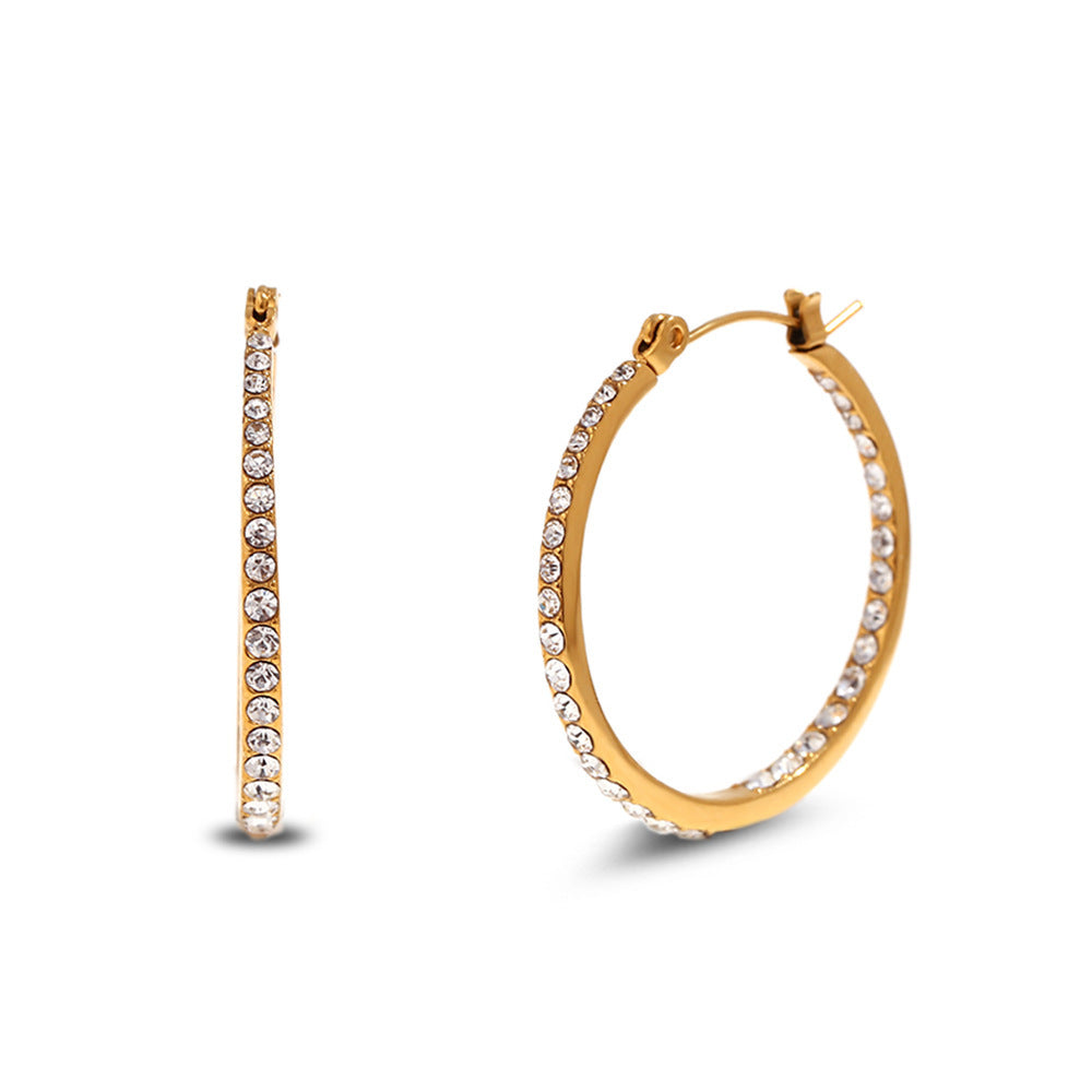 Boucles d'oreilles minimalistes de haute qualité, mode européenne et américaine