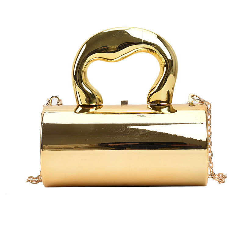 Sac à bandoulière en chaîne acrylique couleur bonbon de style classique pour femmes