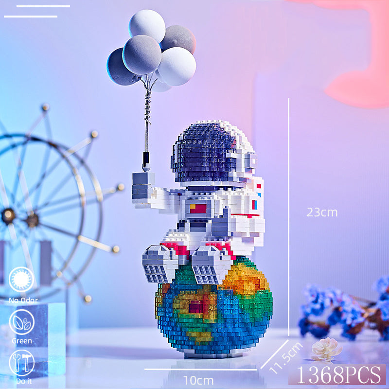 Mini Micro fusée blocs de construction espace lune Satellite astronaute diamant briques constructeur jouets pour enfants cadeaux
