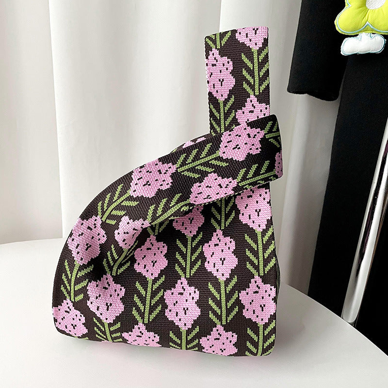 Bolso de hombro tejido todo fósforo de moda de alta calidad con diseño de interés especial