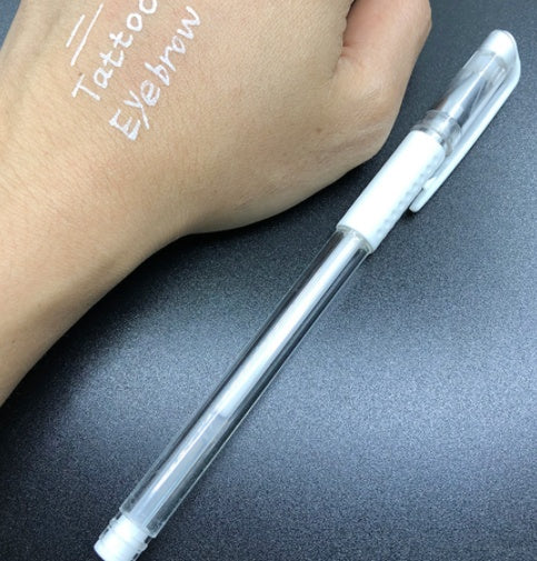 Stylo neutre blanc de calligraphie à stylo dur