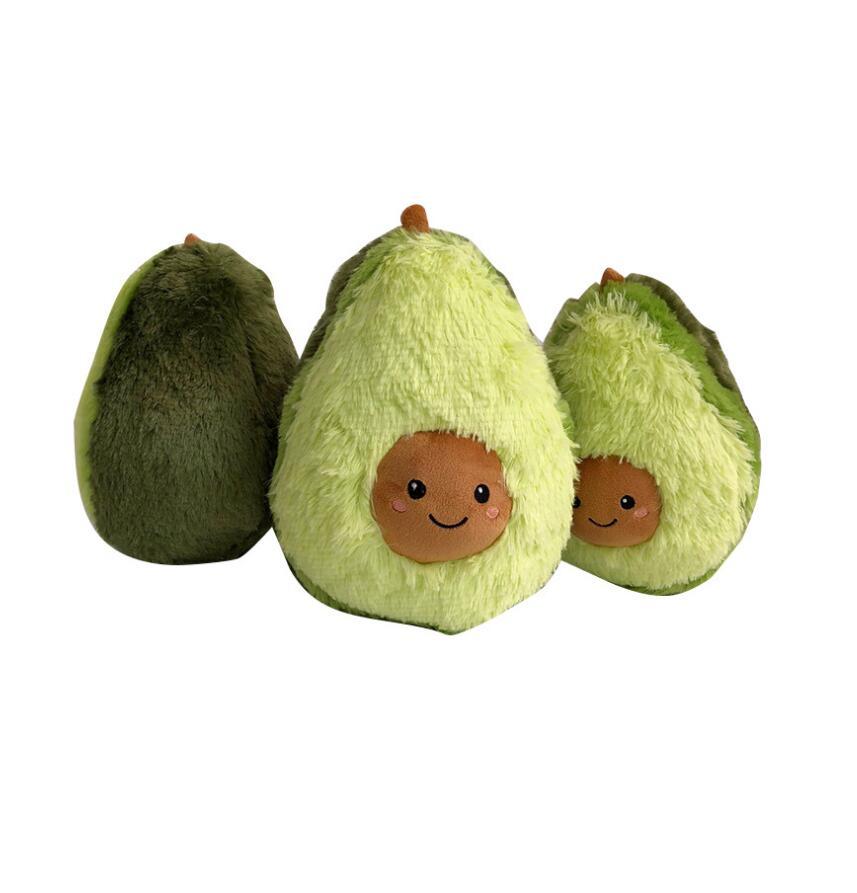 Oreiller en peluche avocat