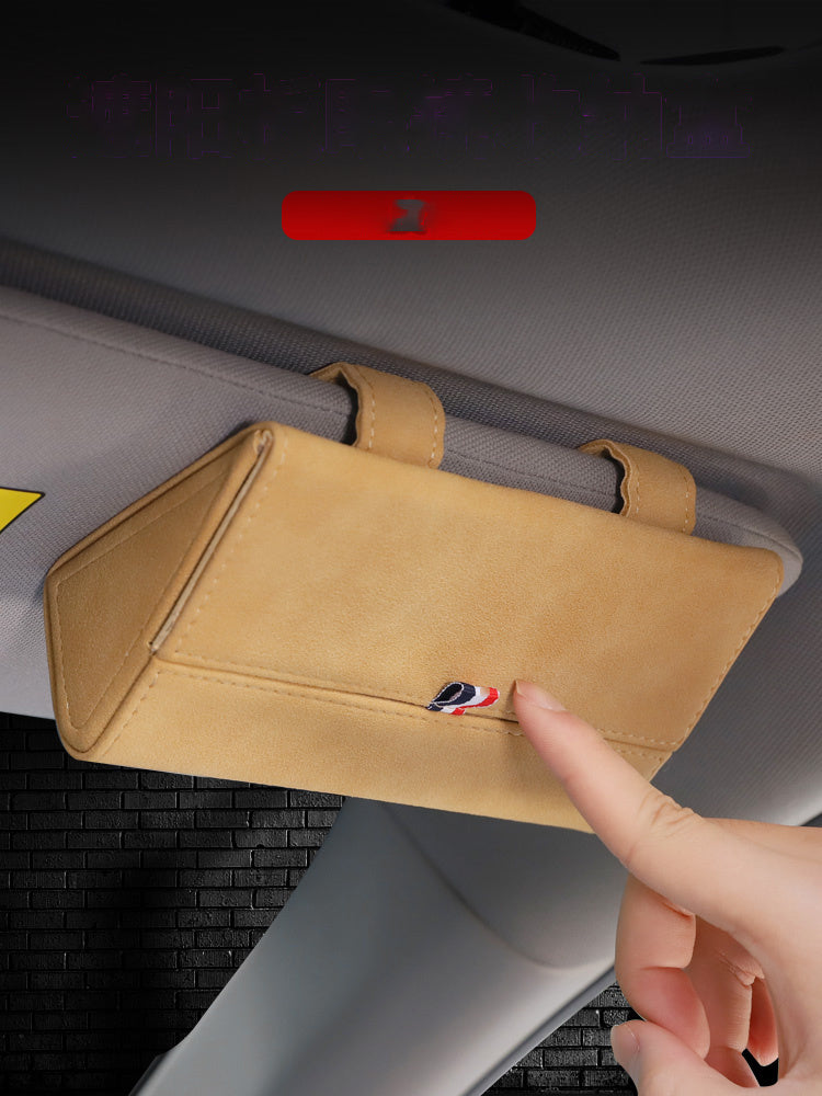 Caja de almacenamiento de gafas de coche