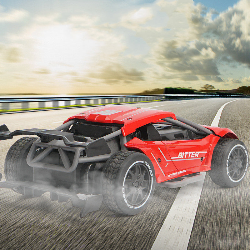 Voiture télécommandée à grande vitesse, quatre roues motrices, en alliage, tout-terrain, chargement sans fil, jouet