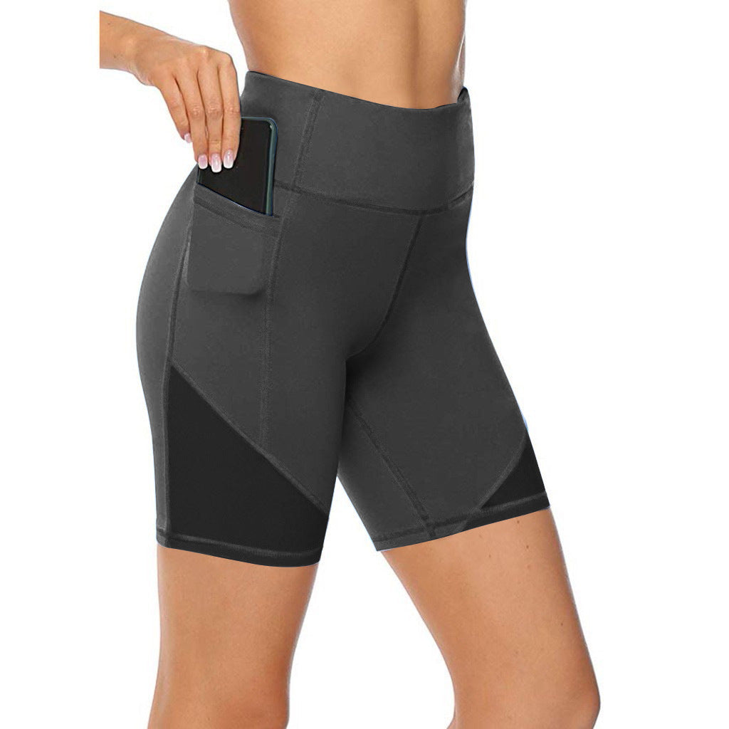 Pantalones cortos deportivos de cinco puntos con costuras
