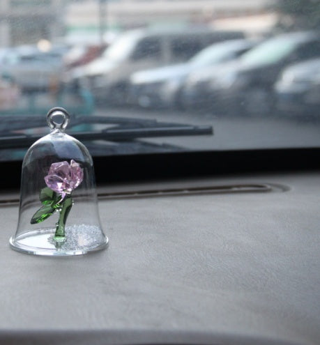 Rosace de couverture en verre cristal