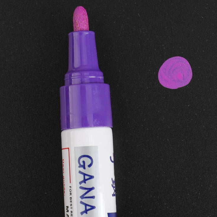 Stylo étanche coloré, bande de roulement de pneu de voiture, peinture permanente en métal CD