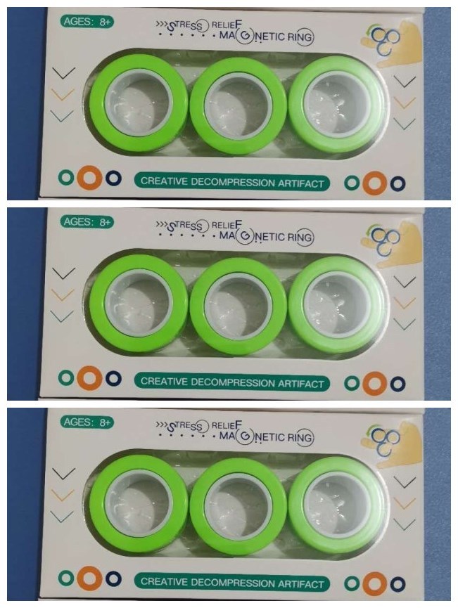 Anillo giratorio de dedo magnético