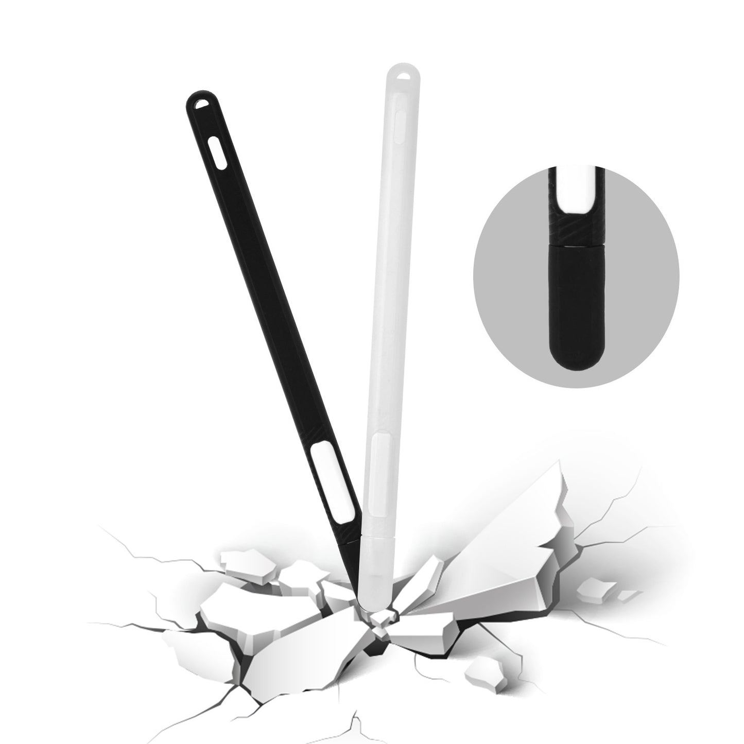 Touch Pen Set  Pencil Silicone Touch Pen Set Stylus Storage Protective Cover Pencil Set