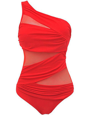 Bañador de talla grande para mujer.