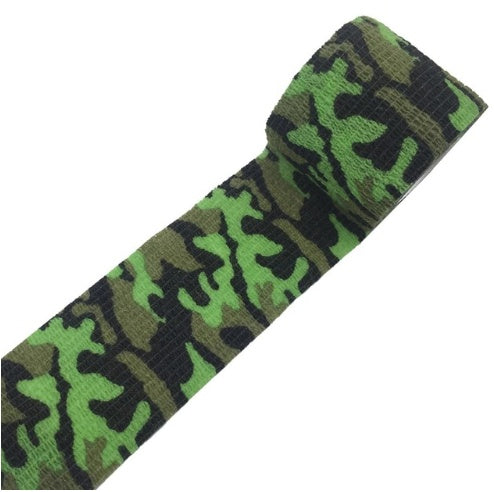 Bandage élastique non tissé camouflage (auto-adhésif)