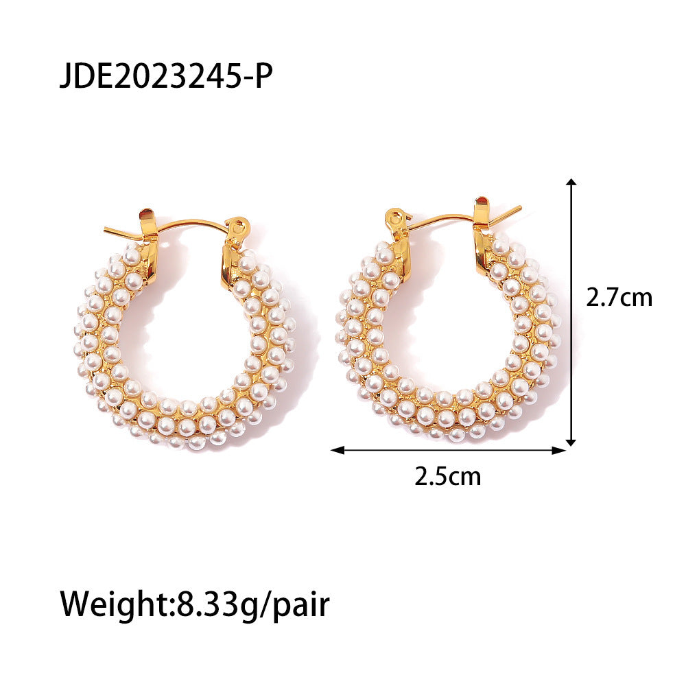 Boucles d'oreilles géométriques vintage pour femmes