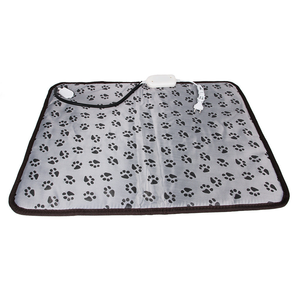 Coussin chauffant pour animaux de compagnie pour chien chat tapis chauffant intérieur électrique étanche chien coussin chauffant avec cordon résistant à la mastication hiver couverture pour animaux de compagnie plus chaud