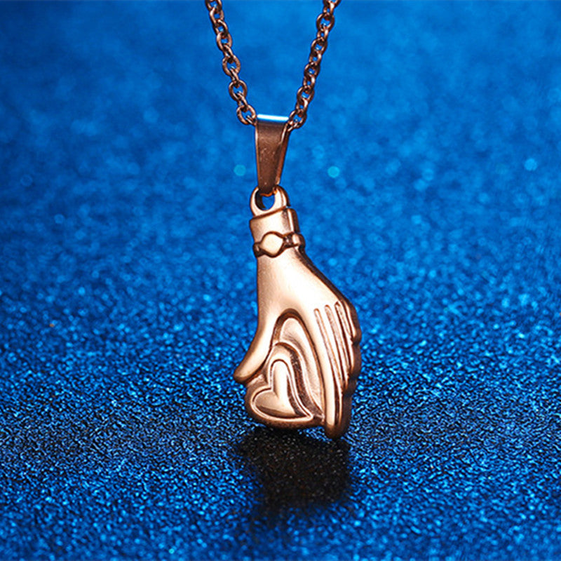 Women's Fashion Casual Hand-held Love Necklace