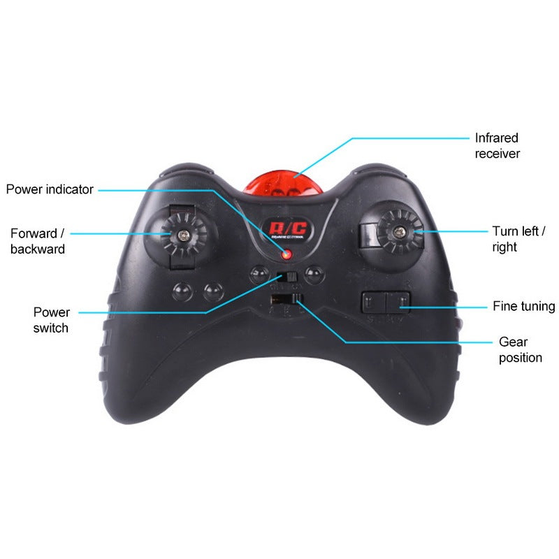 Mini-voiture d'escalade murale télécommandée