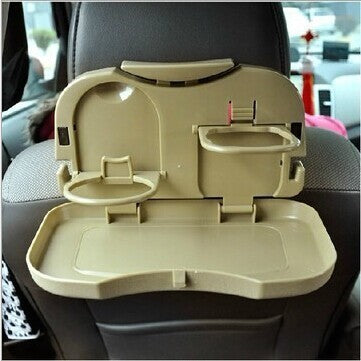 Car seat back dining table