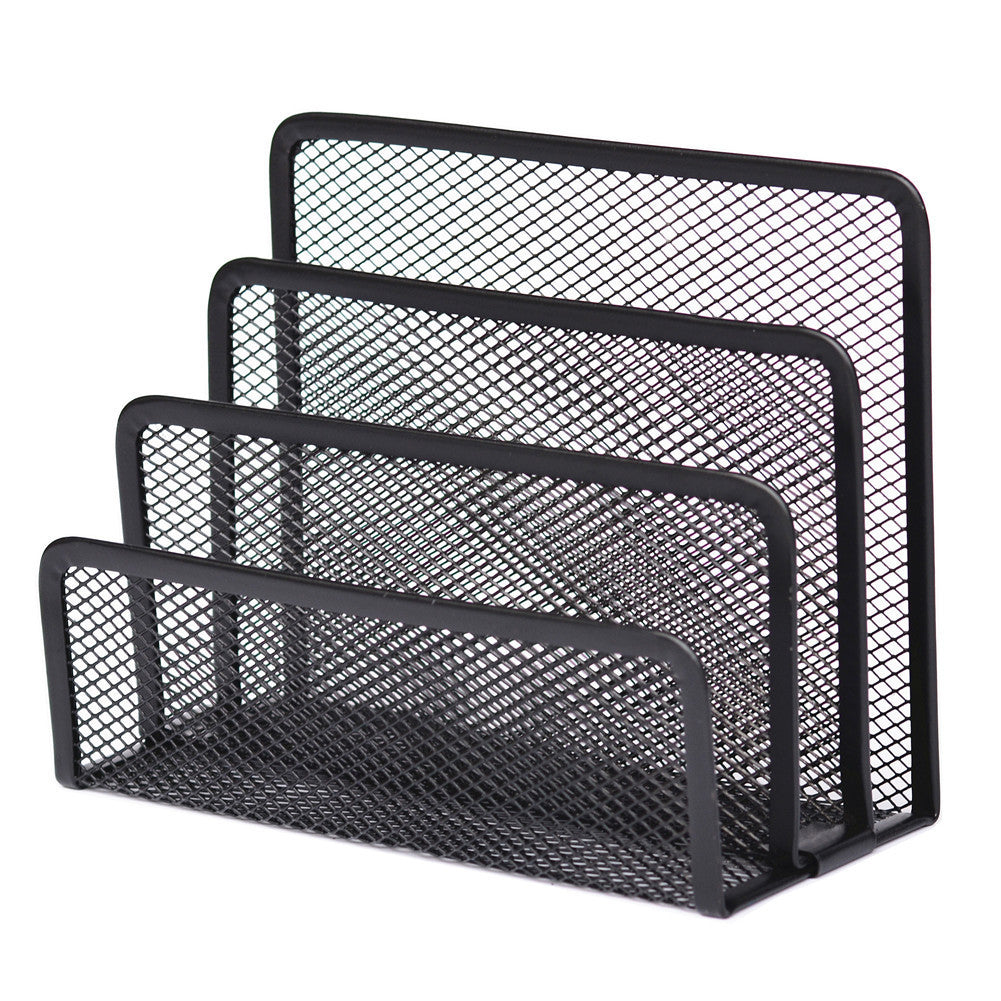 Etagères à livres Organisateur de bureau Bureau Maille Maison Métal 1pcs 