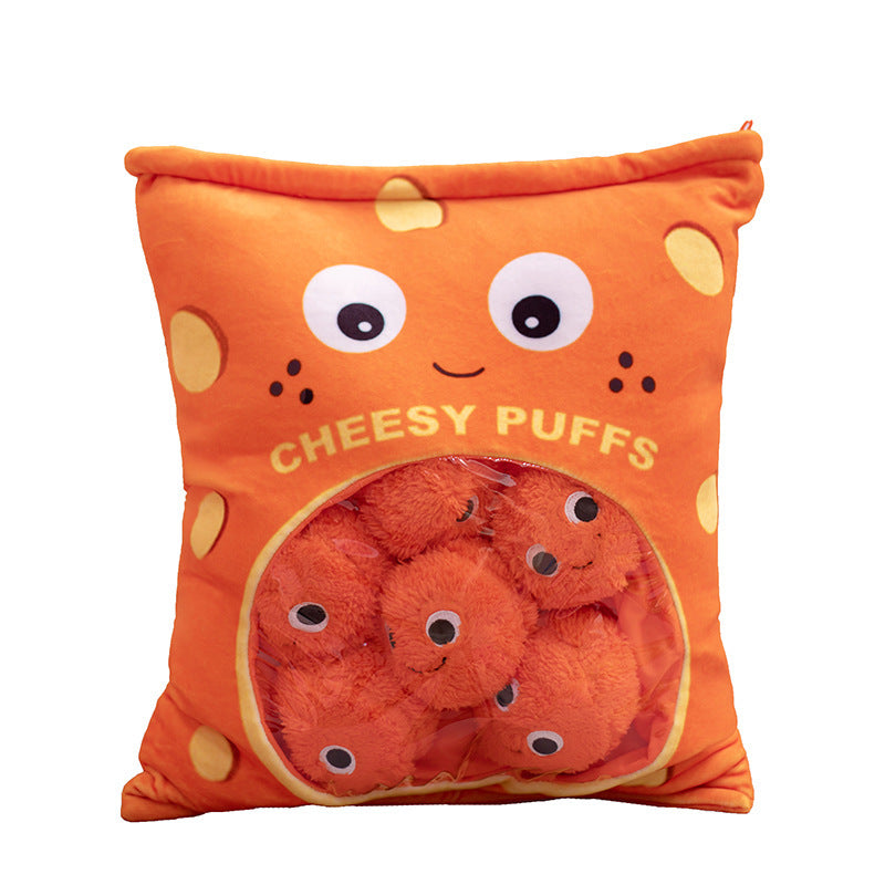 Jouets en peluche en forme de collation