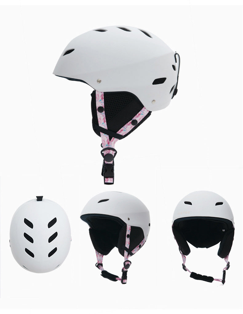 Casco protector de esquí para niños.