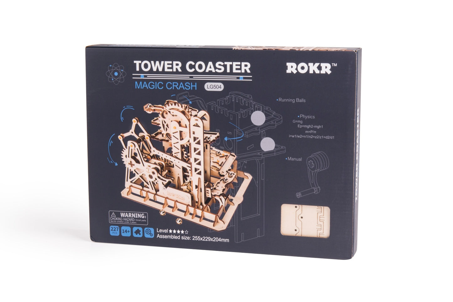 Juguete de madera 3D rompecabezas insertado a mano regalo modelo de transmisión mecánica