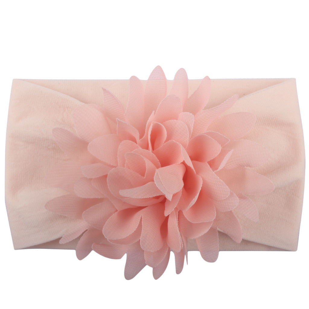 Bandeau créatif en mousseline de soie, accessoires pour cheveux de bébé, bandeau de princesse mignon