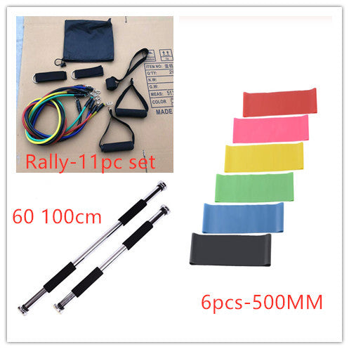 Ensemble d'entraînement de force de corde élastique de corde de traction
