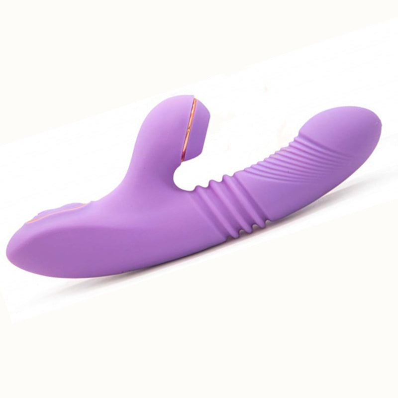 Vibromasseur suceur télescopique automatique