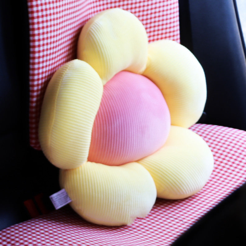 Cojín de asiento de coche Four Seasons a cuadros de lino