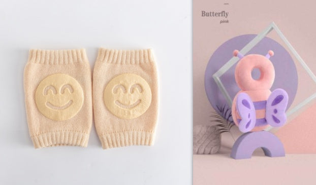 Chaussettes d'été en éponge pour bébé, genouillères rampantes pour tout-petits