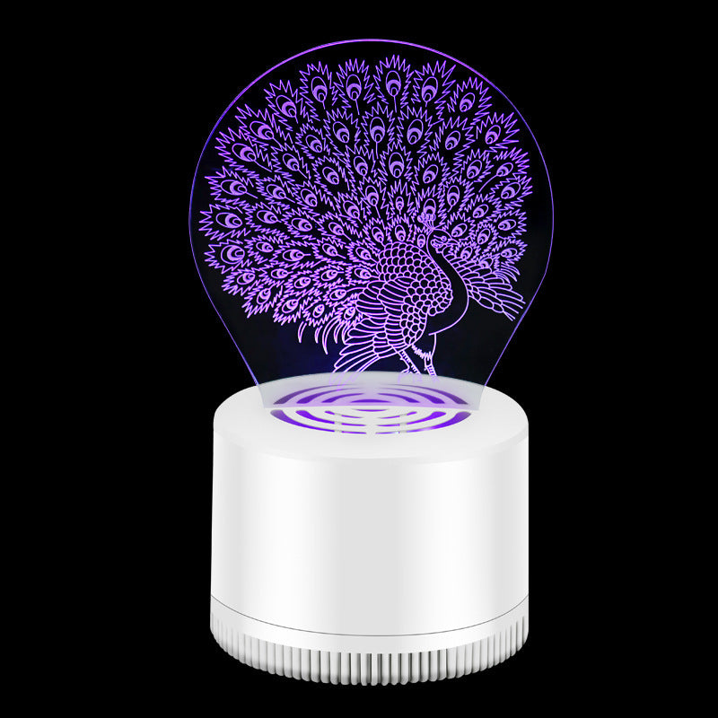Tueur de moustiques 3D créatif, silencieux, USB, pour la maison