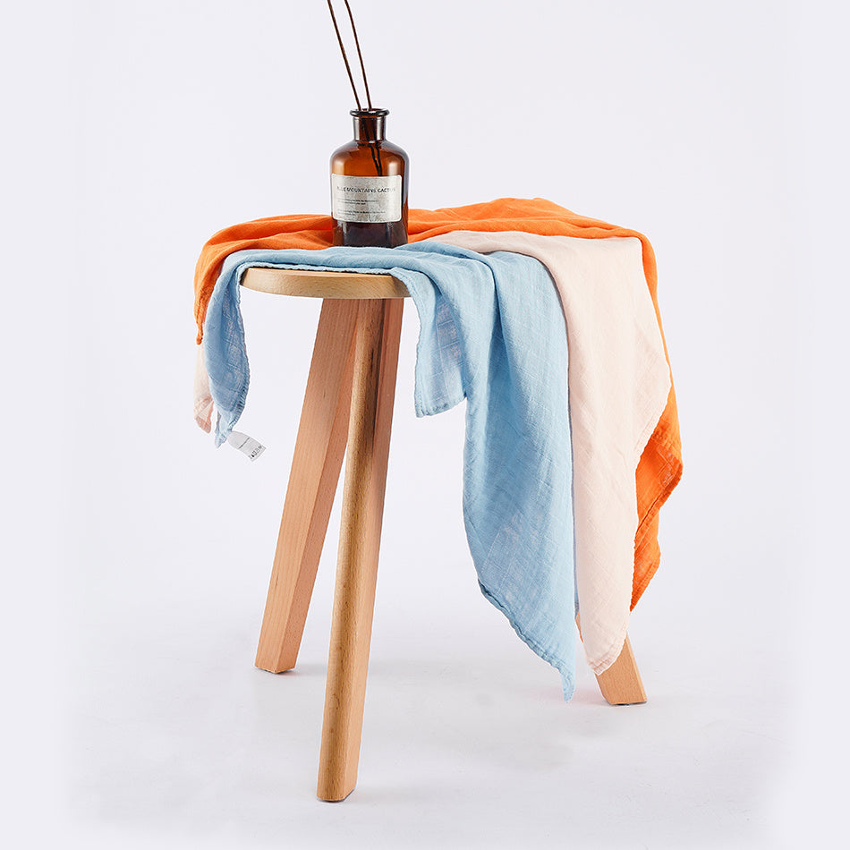 Bavoir bébé serviette à salive en gaze