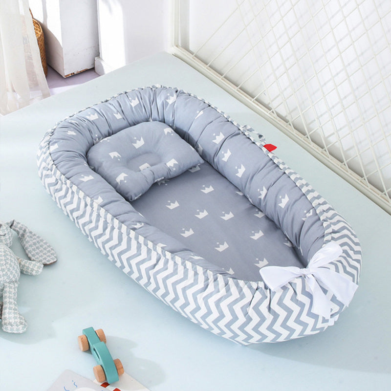 Cama de cuna de algodón