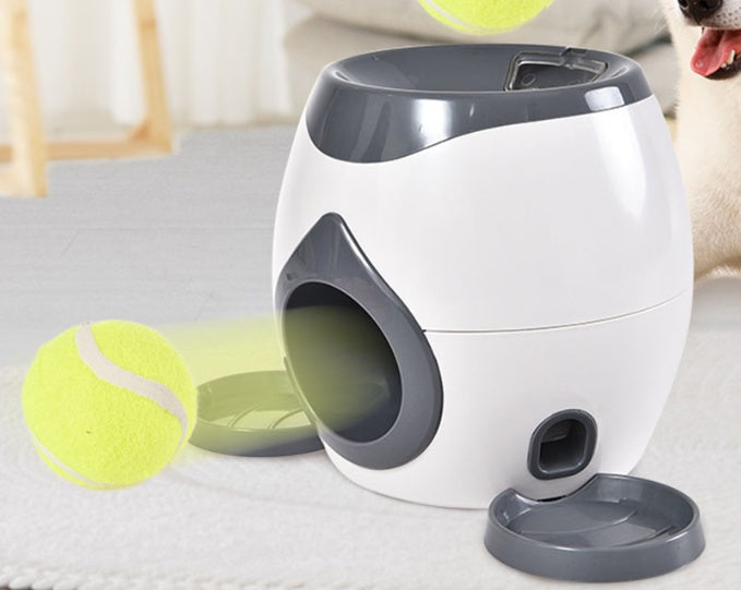 Dispositivo que falta de la pelota de tenis del alimentador elegante del animal doméstico que lanza la máquina de la recompensa