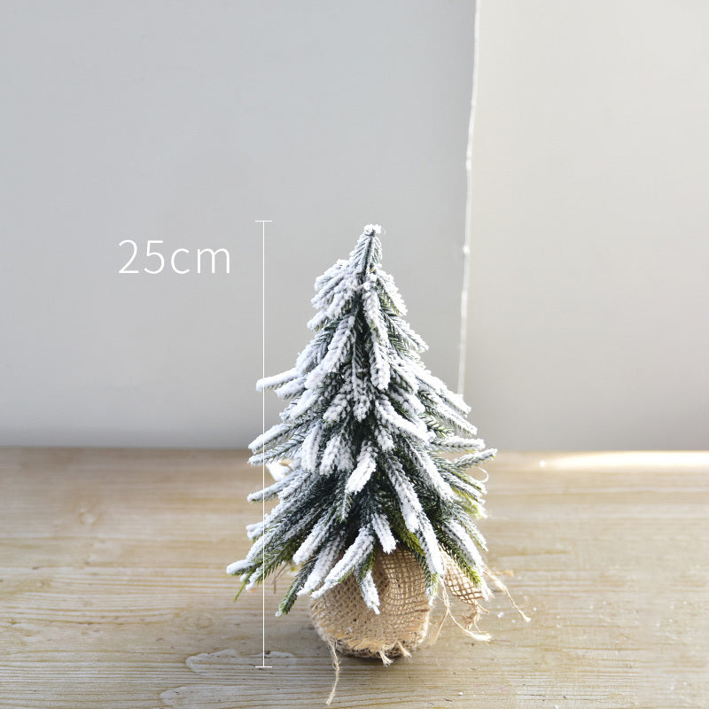 Petit mini sapin de Noël Arbres de décoration de Noël