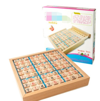 Enfants Sudoku échecs hêtre International dames pliant jeu Table jouet cadeau apprentissage et éducation Puzzle jouet