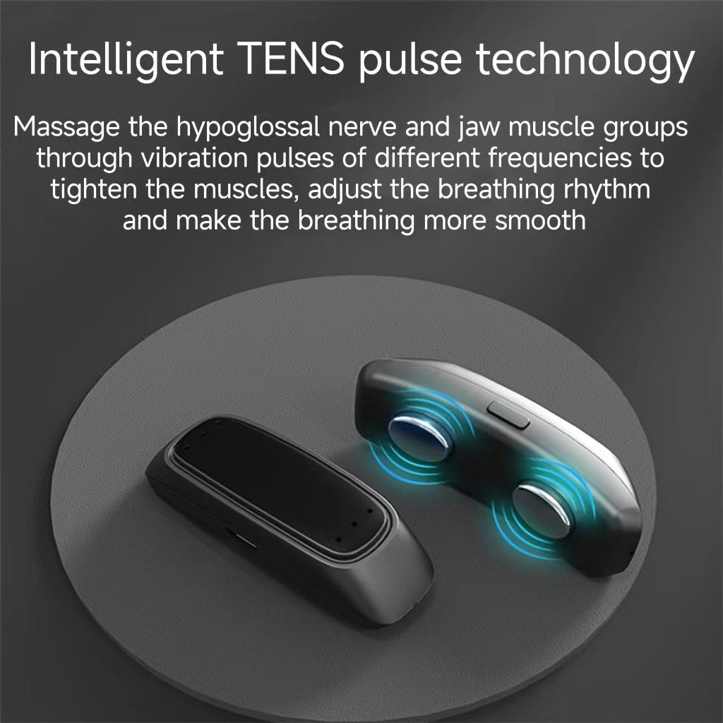 Dispositif Anti-ronflement intelligent EMS, Solution efficace pour arrêter le ronflement, aide au sommeil, réduction du bruit, stimulateur musculaire Portable