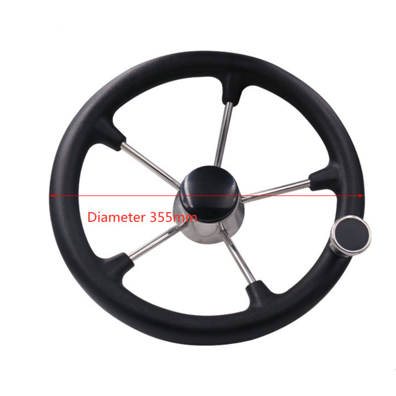Accessoires marins de yacht de volant d'acier inoxydable