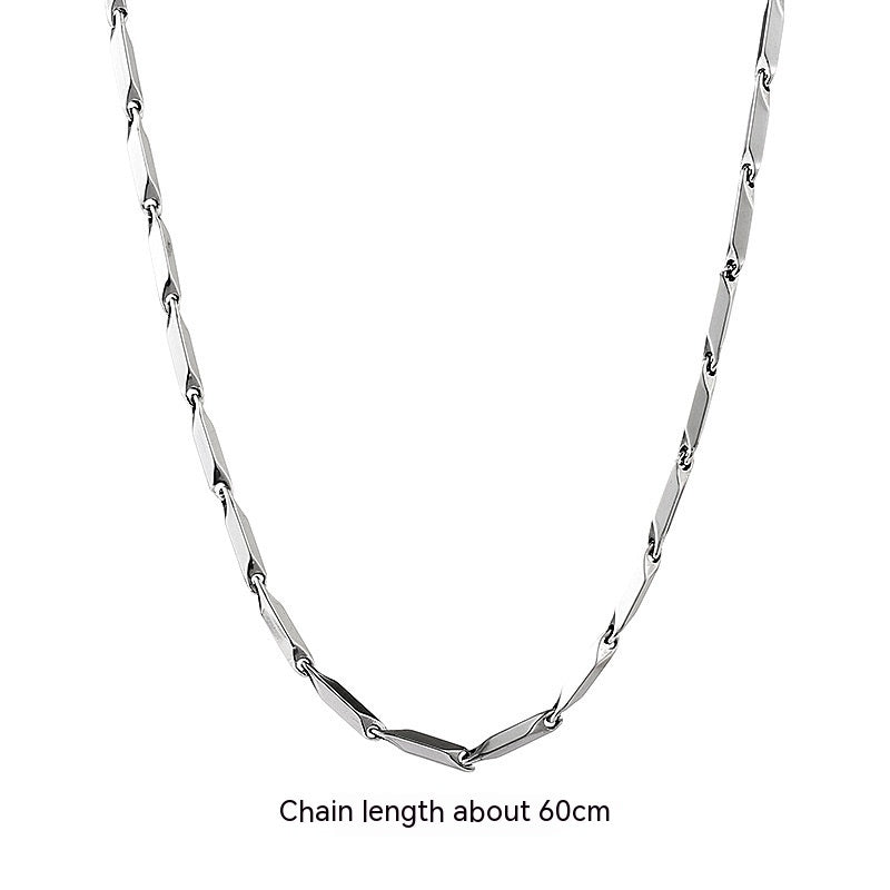 Accessoires d'ornement en titane et acier, tendance, Style Simple, personnalité, sens élevé, accessoires d'ornement européens et américains