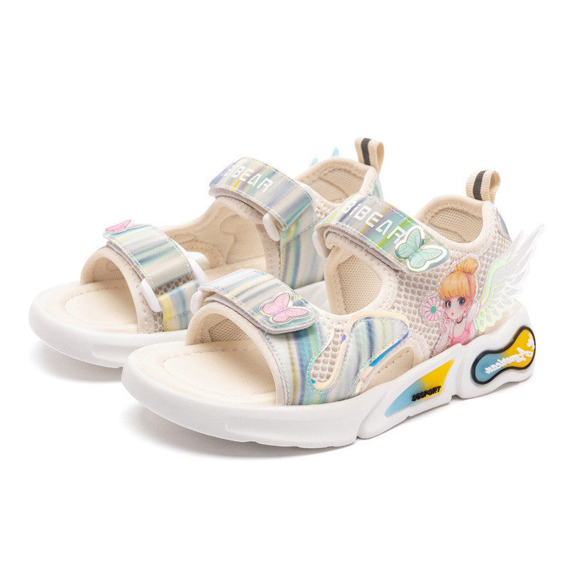 Harpy Bear – chaussures pour enfants, chaussures de princesse Sunshine, sandales pour filles, pantoufles respirantes mignonnes de dessin animé