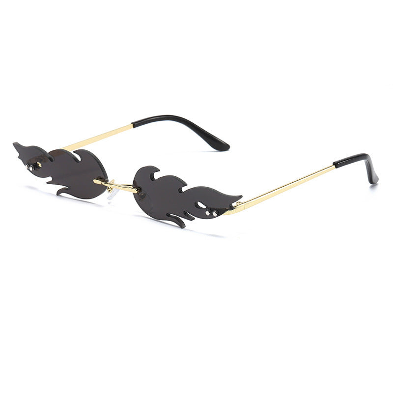 Gafas de sol metalizadas llamas