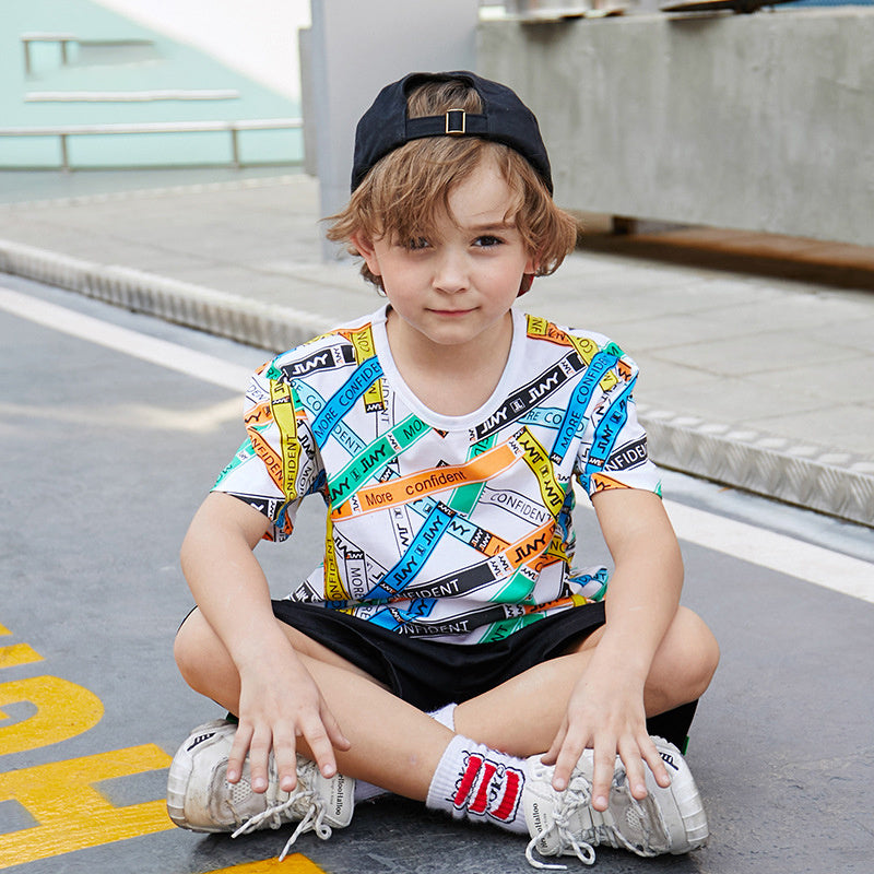 Camiseta infantil estampada