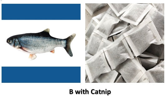 Version sans pince à chat - Jouet de poisson électrique de simulation de poisson sauteur électrique